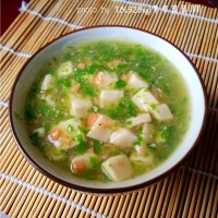 青菜火腿豆腐羹的做法图解11