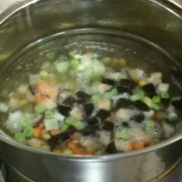 金玉蔬菜盏的做法图解2