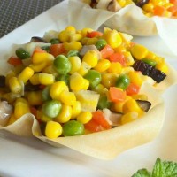 金玉蔬菜盏的做法图解6