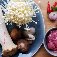 烤菇菇的做法图解1
