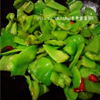 素炒荷兰豆的做法图解9
