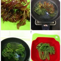 香椿烧豆腐的做法图解2