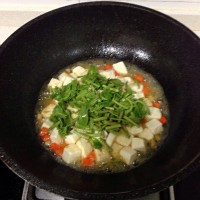 香椿烧豆腐的做法图解6