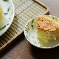 椰香白巧克力舒芙蕾芝士蛋糕的做法图解12
