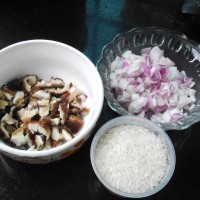 香菇橄榄焗饭的做法图解2