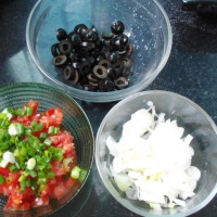香菇橄榄焗饭的做法图解3