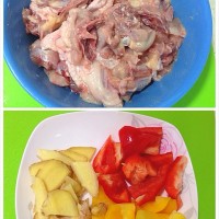绝代双椒鸡的做法图解2