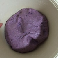 紫薯开花馒头的做法图解3