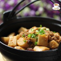 肉末酱爆杏鲍菇 的做法图解10