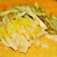 泡菜炒魔芋的做法图解4