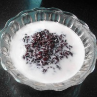黑糯米芒果糖水的做法图解7