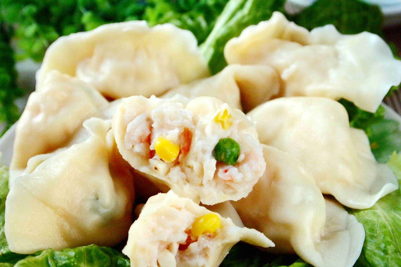 虾仁饺子的做法