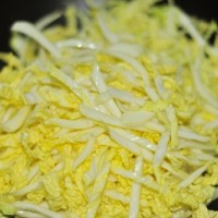 醋溜白菜丝的做法图解3