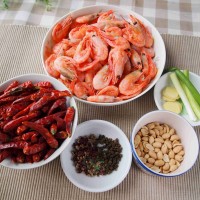 辣子北极虾的做法图解1