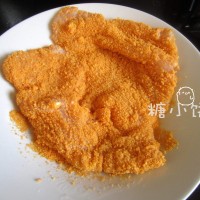 比手掌还大的黄金大鸡排家庭自制版的做法图解6
