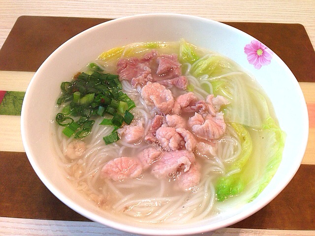 瘦肉米粉的做法