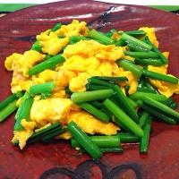 韭菜花炒鸡蛋的做法图解5