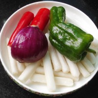 辣炒年糕的做法图解1