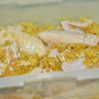 蒜香鸡翅配沙拉的做法图解4