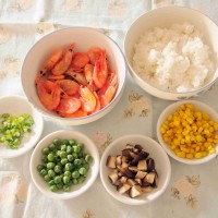 虾油炒饭的做法图解1