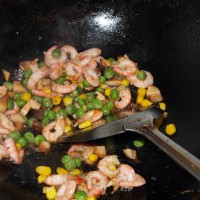 虾油炒饭的做法图解8