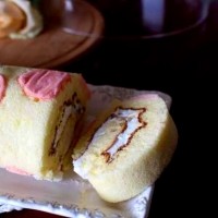 彩绘蛋糕卷的做法图解3