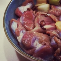 蒸鸡胗,喀兹喀兹脆。的做法图解1