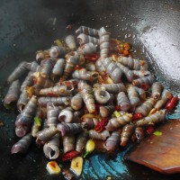 辣炒海螺的做法图解7