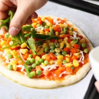 培根杂蔬披萨的做法图解10