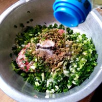 葱香花卷的做法图解3