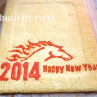 神马贺新年——彩绘蛋糕卷的做法图解13