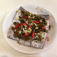 雪菜蒸带鱼的做法图解3