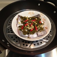 雪菜蒸带鱼的做法图解4
