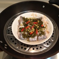 雪菜蒸带鱼的做法图解5