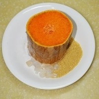 暖冬养胃—南瓜小米粥的做法图解1