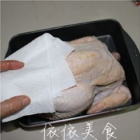 烤盐焗鸡 的做法图解1