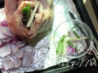 烤盐焗鸡 的做法图解7