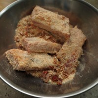 红薯蒸排骨(DIY米粉)的做法图解5