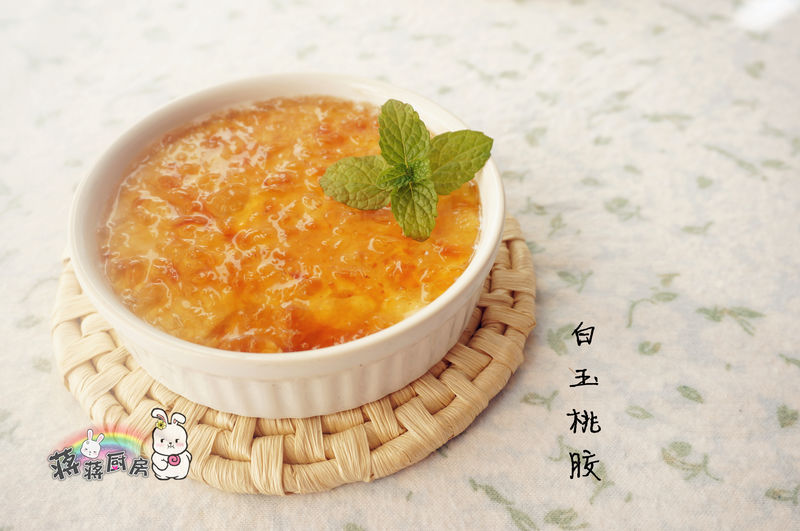 白玉桃胶的做法