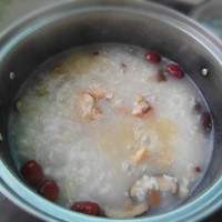 香菇滑鸡粥的做法图解6