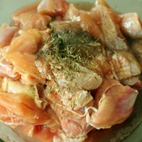 咖喱蘑菇鸡腿饭的做法图解1