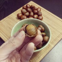 啡尝栗子沙拉的做法图解2