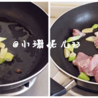 鲜蘑肉片的做法图解3