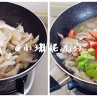 鲜蘑肉片的做法图解4