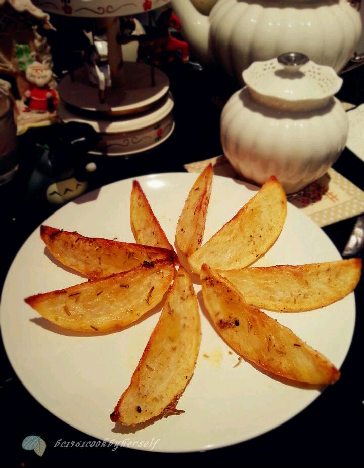 迷迭香烤土豆的做法