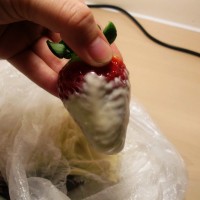 甜心巧克力草莓的做法图解4