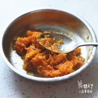 南瓜纸杯小蛋糕的做法图解2