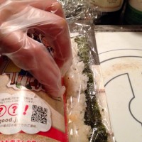 太卷寿司三种,超详解无竹帘简陋版的做法图解9