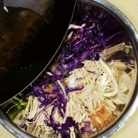 简单快手小菜------紫甘蓝拌豆腐皮的做法图解6
