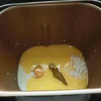 面包机香栗面包的做法图解3